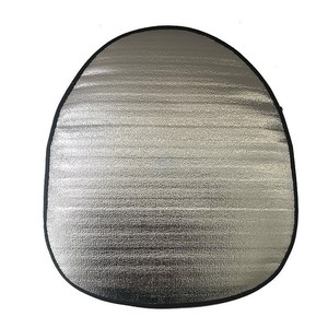 Cubierta de aluminio para volante, parasol, aislamiento térmico, protección refrescante de verano para el parabrisas delantero del coche - Product Image 4