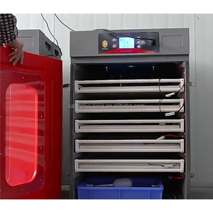 Zz thiết kế mới Con lăn khay cửa sổ lớn hoàn toàn tự động 400 trứng lồng ấp bán trứng nở máy - Product Image 4