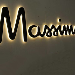 Dropshipping tùy chỉnh cửa hàng 3D chữ signage kim loại backlit Led đăng ký kinh doanh Hội Đồng Quản trị biểu tượng cửa hàng phía trước kênh LED chiếu sáng dấu hiệu - Product Image 2