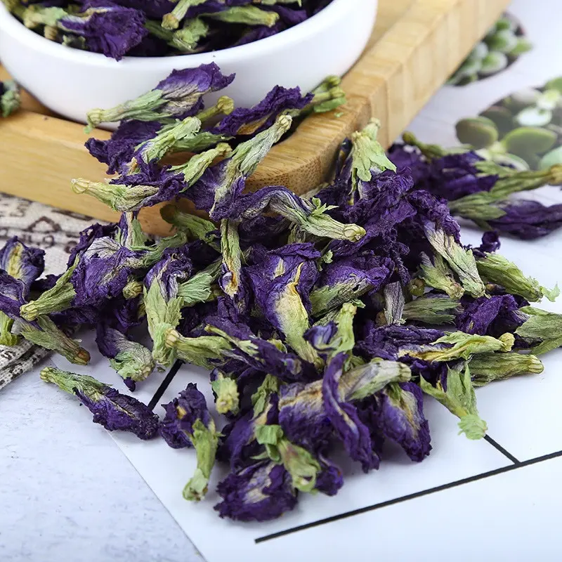 Vente en gros 100% naturel haute qualité fleur séchée tisane séchée bleu papillon pois