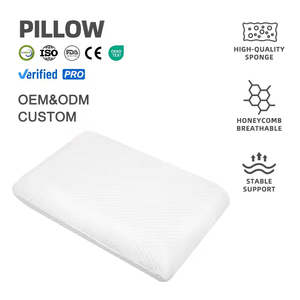 High Quality Wholesale Price Medium Support <b>Bed</b> <b>Pillows</b> for Neck Back Pain Relief Zipped Memory Foam LZT-323 <b>Bed</b> Runner and Pill - Product Image 1