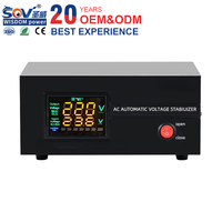 Stabilisateur automatique AC monophasé, régulateur de tension électronique automatique, sortie 220V, affichage numérique en cuivre TM-2000VA