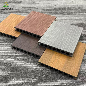 Coextrusión plata <span class=keywords><strong>gris</strong></span> exterior Wpc Decking azulejos madera plástico empalme <span class=keywords><strong>suelo</strong></span> para <span class=keywords><strong>patio</strong></span> terraza <span class=keywords><strong>Patio</strong></span> - Product Image 3