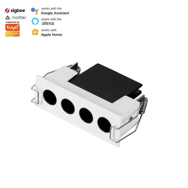 New Design Tuya Smart Aluminum Grille Light LED RGB Zigbee Dali Matter Dimmable Anti-glare Ceiling Light with 30 Beam Angle