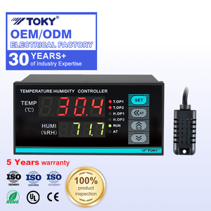 Hot bán bốn-cách kiểm soát đầu ra 4 chữ số hiển thị thông minh nhiệt độ và độ ẩm điều khiển - Product Image 1