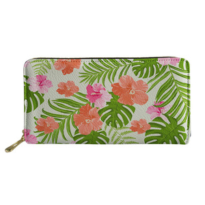 <span class=keywords><strong>Portafoglio</strong></span> da viaggio stile lungo <span class=keywords><strong>donna</strong></span> <span class=keywords><strong>con</strong></span> stampa floreale rosa peonia in pelle <span class=keywords><strong>con</strong></span> chiusura a <span class=keywords><strong>cerniera</strong></span> - Product Image 2