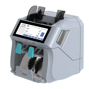 2 CIS Multi Currency Sorter &amp; Discriminator Efficient Money Counting Bill Counters With 2 Pockets 7.84 Inch Full Touch Screen - Product Image 1