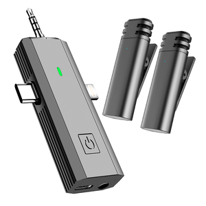 3-in-1 <strong>Interface</strong> 2.4G Wireless Lavalier Microphone for Mobile Phones Tablets <strong>Computers</strong> Cameras Collar Clip Record Mini <strong>Mic</strong> - Product Image 2