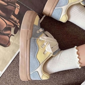 Nouvelle Collection Printemps/Été Automne 2025 – Chaussures de Sport Rétro à Lacets pour Femme à Talon Épais et Semelle Compensée, Tige Respirante, Confort Doux et Optimal - Product Image 2
