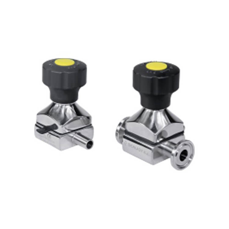 Ручной диафрагменный клапан из нержавеющей стали DONJOY mini типа A, санитарный диафрагменный клапан