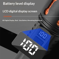 Linterna LED de Alta Potencia de 1000 Lúmenes, Recargable por USB-C, Resistente al Agua IP54, con Zoom, Pantalla LCD Digital, Haz Ajustable y Regulable