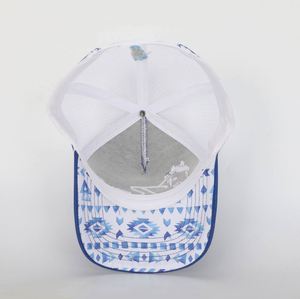 High Quality Wholesale Custom 5 Panel Stripe Trucker <b>Hats</b> With Embroidery Logo Printed Pattern Breathable Mesh - Product Image 6