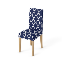 Housses de chaise de salle à manger universelles en Spandex/Polyester extensible, durables, réutilisables, confortables, unies, personnalisables en taille, pour la maison