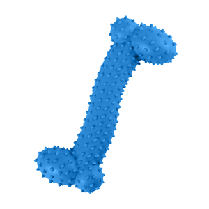 Custom Flavor Non-Toxic TPR Silicone Eco-Friendly Pet <b>Toys</b> Dog <b>Cat</b> Luxury Spike Chew Bone Teeth Cleaning Chewer <b>Toy</b> LOW MOQ OEM - Product Image 3
