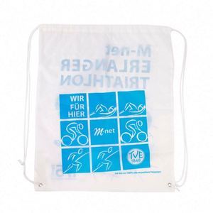 High Quality Custom Logo 210d Polyester <b>Drawstring</b> Sports <b>Backpack</b> Promotional Draw String Bag - Product Image 5