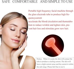 เครื่องนวดหน้าความถี่สูงแบบพกพาสำหรับใช้ในบ้าน  รองรับปลั๊ก AU/US - Product Image 2