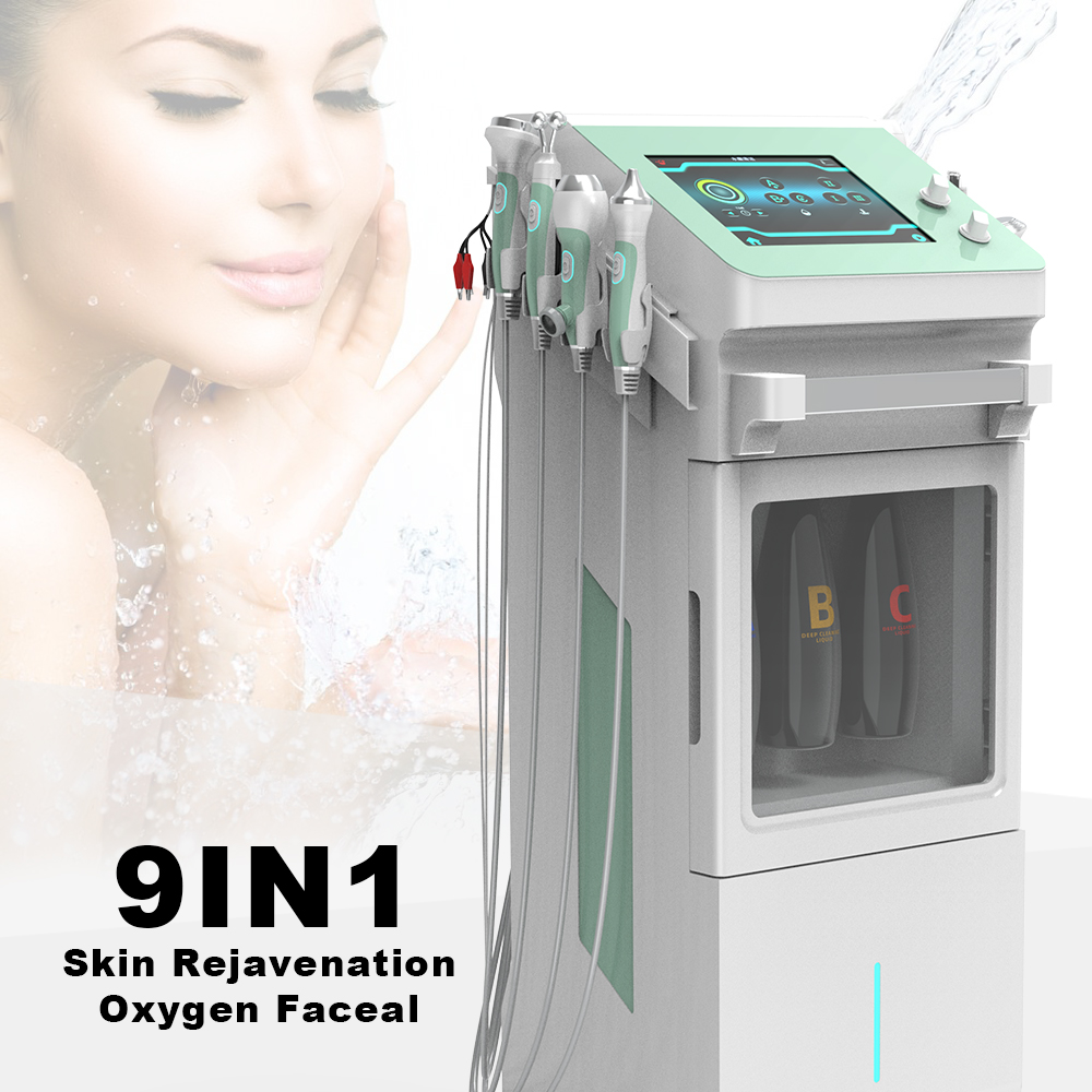 Best Selling Facial Caring Water 2025 Aqua Hydra Oxygen Jet Cleansing Brush Hydrodermabrasion Parts Hydro Dermabrasion Machine