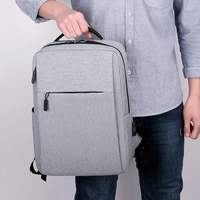 Mochila para Portátil Personalizada Unisex, Antirrobo, Impermeable, con USB, de Alta Calidad, para Viajes