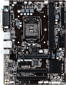 لوحة أم جديدة من جيجابايت H110M-S2PH لمعالجات إنتل LGA1151 للحواسيب المكتبية، الجيل السادس/السابع، منفذ HDMI، ذاكرة DDR4 مزدوجة تصل إلى 32 جيجابايت، بحجم <span class=keywords><strong>M</strong></span>-ATX - Product Image 2