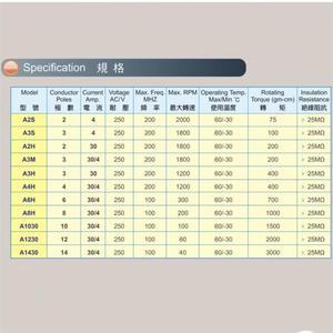 A2h thủy ngân dẫn điện trượt vòng kết nối quay 230 thu Vòng 2 cách 30A - Product Image 6