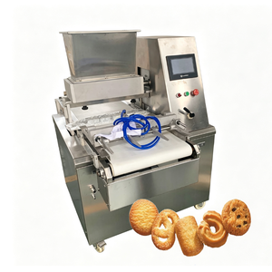 Machine à biscuits en acier inoxydable, machine automatique de fabrication de biscuits, machine à déposer des biscuits avec bande transporteuse - Product Image 1