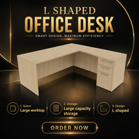 Bureau d'ordinateur en bois de haute qualité, écologique, pour cadres, avec tiroirs réglables et garantie de 3 ans pour le bureau