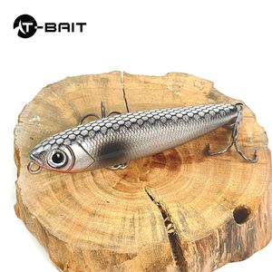 Topwater <span class=keywords><strong>leurre</strong></span> en plastique dur 3.2g 60mm Topwater Spook poisson-chat cliquetis <span class=keywords><strong>ligne</strong></span> flotteur <span class=keywords><strong>leurre</strong></span> crayon leurres avec crochets solides pour la pêche - Product Image 4