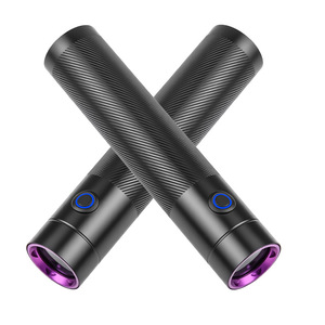 Uv365 Black Mirror Purple Light <b>Flashlight</b> Rechargeable Battery Portable For Pet Detection Banknote Verification Anti - Product Image 1