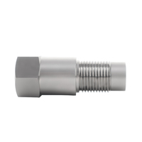 Vis de connexion M18*1.5 en acier inoxydable pour capteur O2, mini catalyseur métallique en nid d'abeille