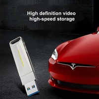 Flashdisk Solid-state Metal 64g 128g USB 3.2, Flashdisk Musik Mobil Custom, Kapasitas Dapat Disesuaikan
