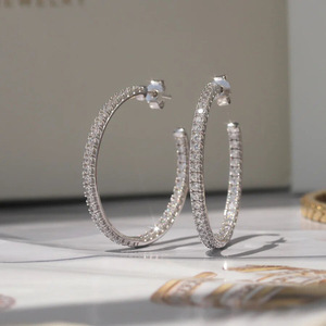 Orecchini a Perno Geometrici Rotondi per Donne, Accessori per Orecchie Semplici per Uso Quotidiano - Product Image 4