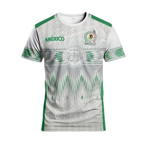 Mexico Football Jersey 2026 Men's Short Sleeve Crew Neck Sublimated <b>Polyester</b> Breathable Sports Training <b>Shirt</b> - Product Image 5