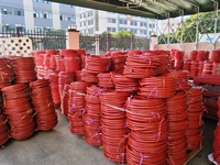 Enrouleur de tuyau d'incendie couleur personnalisée 20m 50m diamètre 3/4 pouce 1 pouce pression 12 bars accessoire d'équipement de lutte contre l'incendie