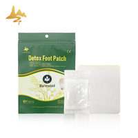Produit d'approvisionnement en soins de santé japonais et coréen vente chaude tampons adhésifs plâtre naturel à base de plantes toxines du corps Detox patchs pour les pieds