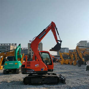 Excavadora Usada Doosan Dx75lc-9c Dx75lc Dx75 de 7 Toneladas, Mini Excavadora Coreana de Segunda Mano, Maquinaria de Movimiento de Tierras, Excavadoras de Orugas Originales - Product Image 1