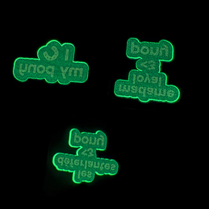 אופנתי מותאם אישית עיצובים העברת מים בסגנון חג המולד זוהר בסגנון חג המולד במדבקות קעקוע זמני כהה - Product Image 4