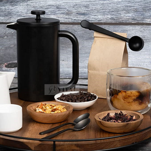 <span class=keywords><strong>Cafetière</strong></span> YITAI <span class=keywords><strong>à</strong></span> double paroi isolée sous vide en acier inoxydable noir mat <span class=keywords><strong>à</strong></span> presse française - Product Image 4