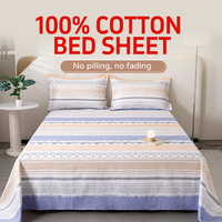 Parure de draps en coton 100 % personnalisée en gros – Draps-housses et draps plats super doux pour lits Queen et King Size