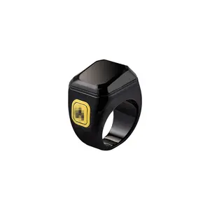 2023 Equantu New Smart Ring Tasbeeh Counter QB708 Azan Alarm Clock Bluetooth APP Arabic Zikir Ring