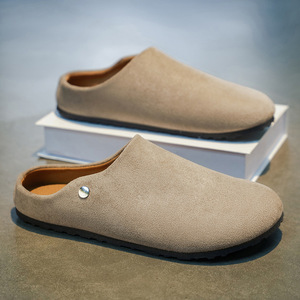 Stylish <b>Men</b> Slip‑On <b>Mule</b> Clogs EVA Material Closed Toe Flat Backless Casual Indoor Outdoor <b>Slippers</b> - Product Image 5