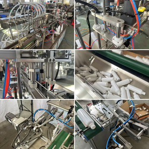 Machine de remplissage et de bouchage automatique à 8 têtes pour grands volumes, avec écran tactile PLC, pour <span class=keywords><strong>acide</strong></span> <span class=keywords><strong>hyaluronique</strong></span>, machine d'<span class=keywords><strong>injection</strong></span> d'<span class=keywords><strong>acide</strong></span> <span class=keywords><strong>hyaluronique</strong></span> - Product Image 2