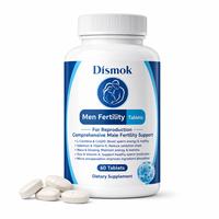 Complément alimentaire pour la santé reproductive masculine OEM avec Maca, CoQ10, L-Carnitine, Zinc et Sélénium, étiquette privée, 60 comprimés