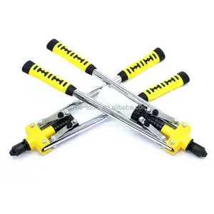 Double Handle Yellow And Black Blind Rivet Gun 3.2-4.0-4.8mm Rivets Electric Pop Rivet Gun 17Inch