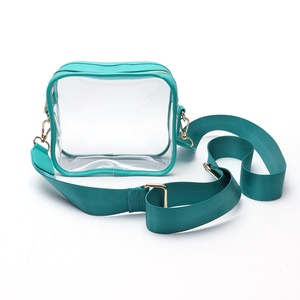 Brillante colorido claro transparente impermeable PVC monedero largo ajustable extraíble cinturón de hombro transparente estadio Crossbody <span class=keywords><strong>Ba</strong></span> - Product Image 6
