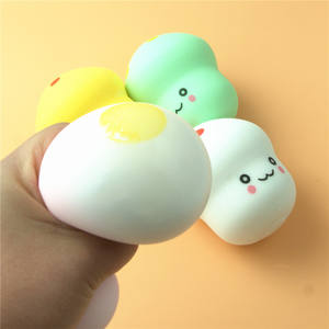 <b>Jumbo</b> Kawaii Unisex Transparent <b>Squishy</b> Toy Squeeze Decompression Fungus Educational Plastic Mushroom 8.5x7x8.5CM Adults Kids - Product Image 4