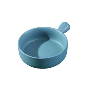 Tazón de Cerámica Estilo Nórdico <span class=keywords><strong>para</strong></span> el Hogar, Tazón <span class=keywords><strong>para</strong></span> <span class=keywords><strong>Desayuno</strong></span> o Ramen <span class=keywords><strong>con</strong></span> <span class=keywords><strong>Asa</strong></span>, Tazón Grande <span class=keywords><strong>para</strong></span> Hornear, Vajilla Individual Creativa - Product Image 5