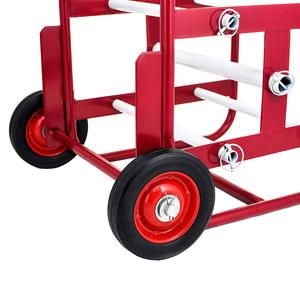 <span class=keywords><strong>Caddie</strong></span> à fil et câble en aluminium, support de rouleaux pour bobines de câbles lourds - Product Image 3