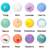 Fait à la main Relax Spa Private Label Bath Fizzies Shimmer Bath pour Bomb Powder avec Colorful Planet Design Private Label
