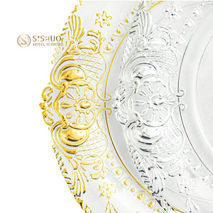 Fancy <strong>Plastic</strong> Plates White <strong>Tray</strong> Round Dishes With Patterns <strong>Plastic</strong> Plate for <strong>Dessert</strong> Decorative Dining Plate for Table Setting - Product Image 3