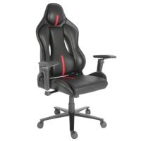 Chaise de bureau ergonomique moderne à dossier haut, accoudoirs 3D réglables, inclinable à 165°, chaise de gaming KD en métal pour la maison et le bureau